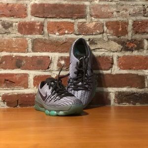 Nike Kevin Durant Sneakers / Grey & Teal / 4.5Y